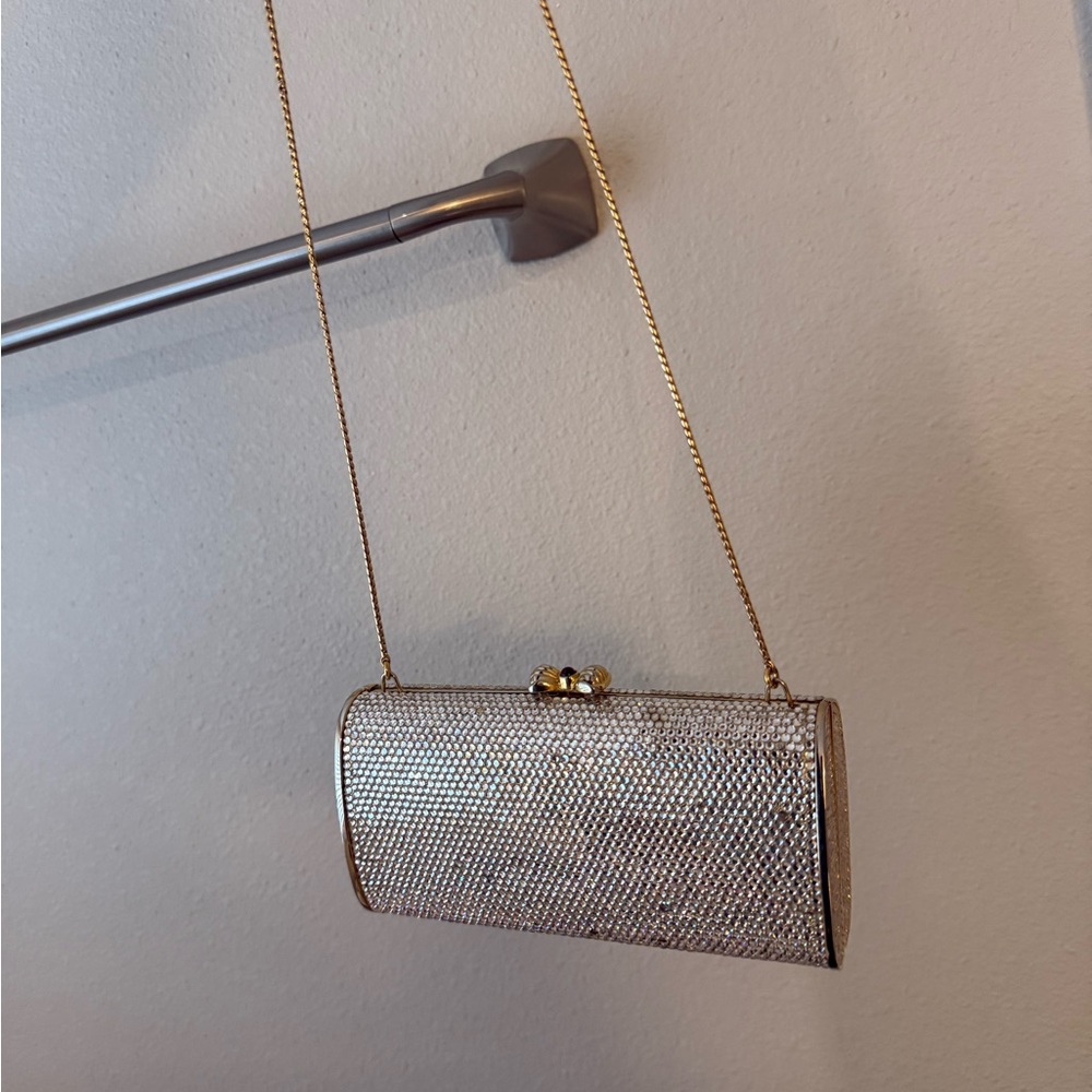 Judith Leiber Silver and Gold Clutch